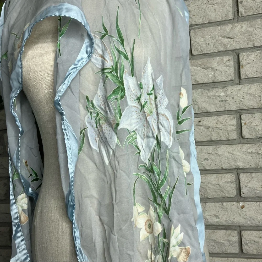Vintage Silk Blend Italian Scarf